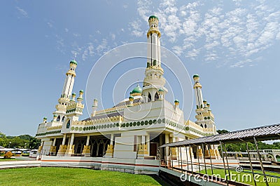 Mosque in Bandar Sri Begawan, Brunei Stock Photo