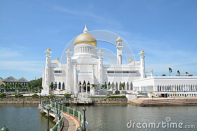 Mosque in BSB, Brunei Stock Photo