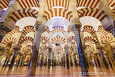 Mosque-Cathedral of Cordoba, Spain Editorial Stock Photo