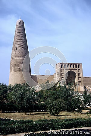 Mosque in Dunhuang,China Stock Photo