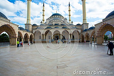 Mosque Heart of Chechnya Editorial Stock Photo