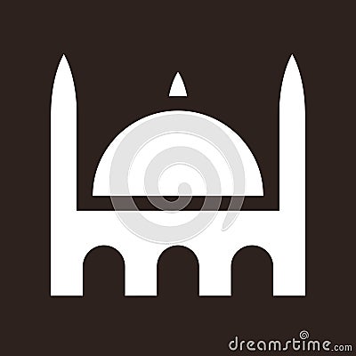 Mosque icon Vector Illustration