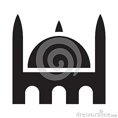 Mosque icon Vector Illustration