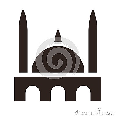 Mosque icon Vector Illustration