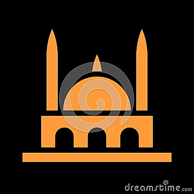 Mosque icon Vector Illustration