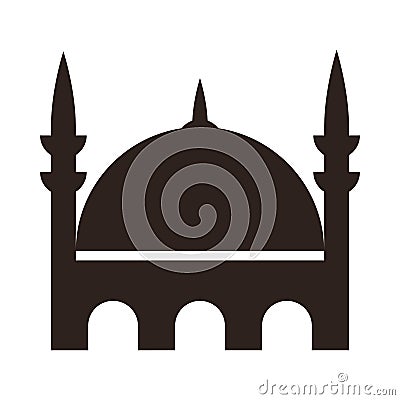 Mosque icon Vector Illustration