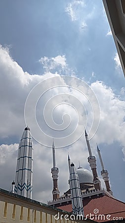 Mosque ind Indonesia Stock Photo