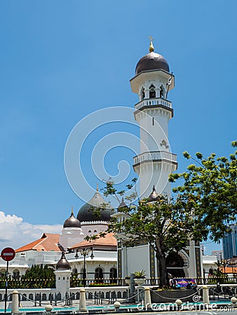 The 1801 mosque named Masjid Capitan Keling, Georgetown, Penang, Malaysia Editorial Stock Photo