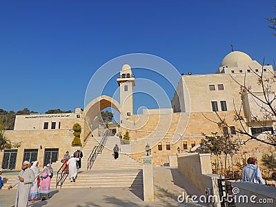 Mosque near the Cave of the Seven Sleepers, Jordan Editorial Stock Photo