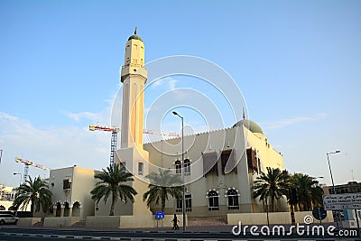 Mosque in the old city, Doha, Qatar Editorial Stock Photo