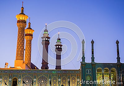 Mosque in Qom Stock Photo