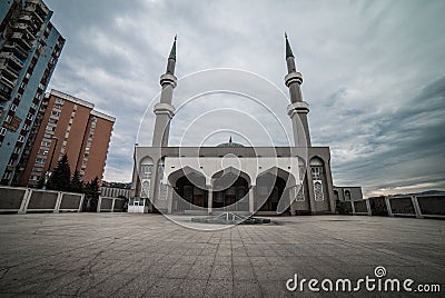 Mosque in Sarajevo Bosnia and Herzegovina Editorial Stock Photo