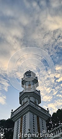 Mosque with sky, cloud and other Stock Photo