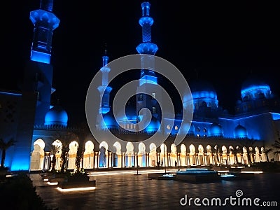 Mosque syekh Zayed in solo Editorial Stock Photo