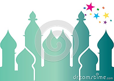 Mosque - vector Stock Photo