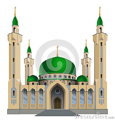 Mosque Vector Illustration