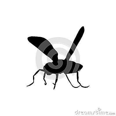 Mosquito icon. Simple style anti mosquito medicine big sale poster background symbol. Mosquito brand logo design element. Mosquito Vector Illustration