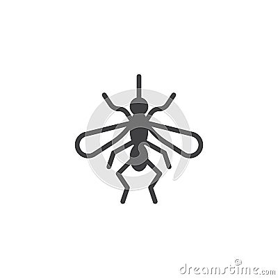 Mosquito icon vector Vector Illustration