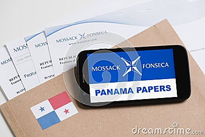 Mossack Fonseca Panama Papers Editorial Stock Photo