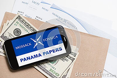 Mossack Fonseca Panama Papers Editorial Stock Photo