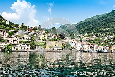 The most beautiful lake on the world Lago Como. Lombardy, Italy Stock Photo