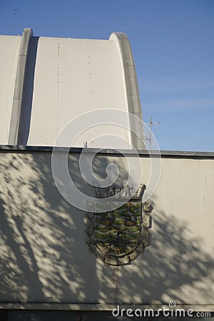 Side view on Matosinhos market town Portugal Editorial Stock Photo