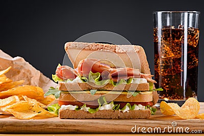 The most popular food Stock Photo