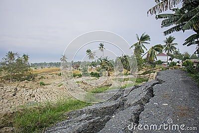 The Most Severe Damage. Editorial Stock Photo