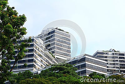 The Interlace â€“ Modern Public Housing Built by HDB in Singapore Stock Photo