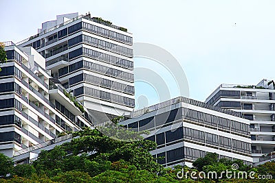 The Interlace â€“ Modern Public Housing Built by HDB in Singapore Stock Photo