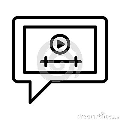 Most viewed video Isolated Vector icon which can easily modify or edit Vector Illustration
