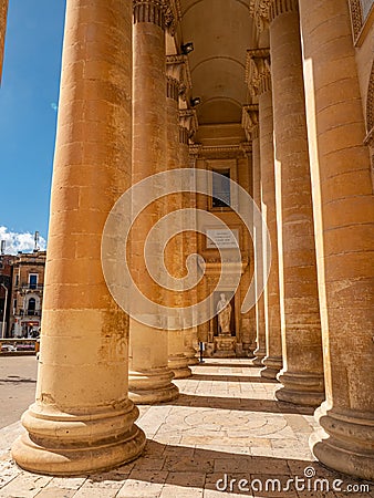 Mosta Rotunda - famous cathedral on the Island of Malta Stock Photo