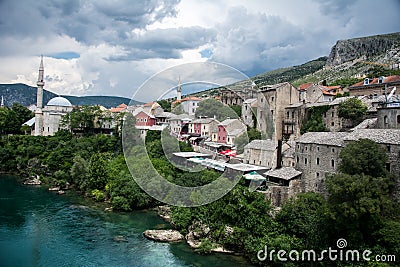 Mostar, Bosna i Hercegovina Editorial Stock Photo