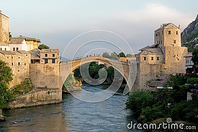 Mostar Bridge - Bosnia Herzegovina Stock Photo