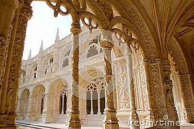 Mosteiro Dos Jeronimos Stock Photo