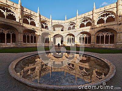 Mosteiro dos Jeronimos Stock Photo