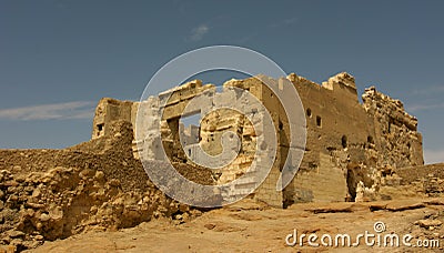 Oracle temple of Amun , Siwa Egypt Stock Photo