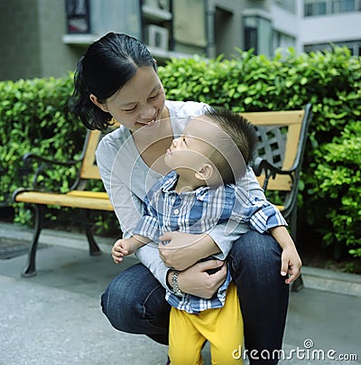 Mother and baby Stock Photo