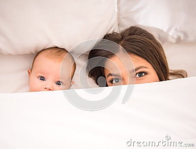 Mother and baby Stock Photo