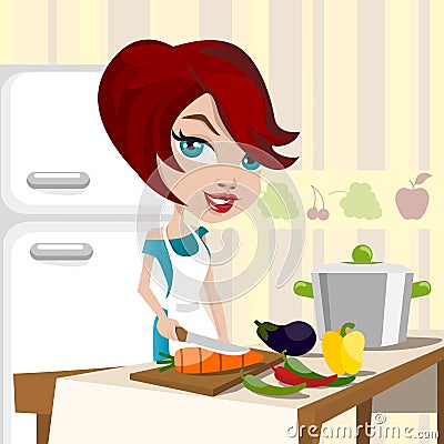 Mother Cooking Royalty Free Stock Image - Image: 10597786