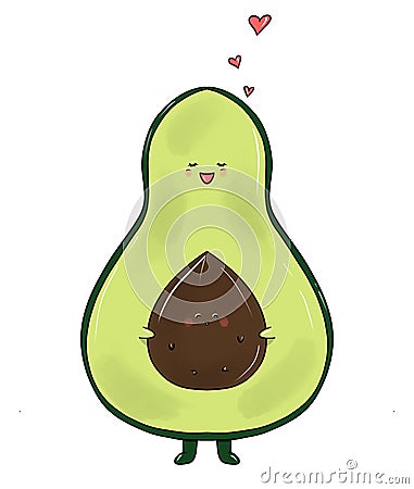 Avocado family Stock Photo