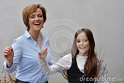 Mother and daughter Stock Photo