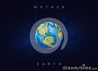 Mother Earth Stock Photo