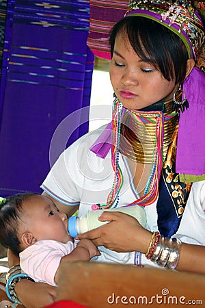 Mother with her child Editorial Stock Photo