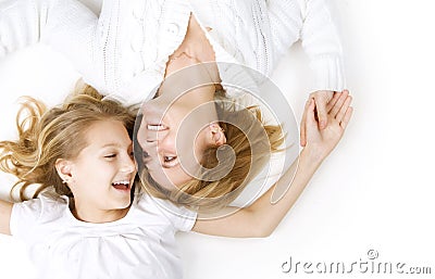 Mother and her teenage Daughter Stock Photo