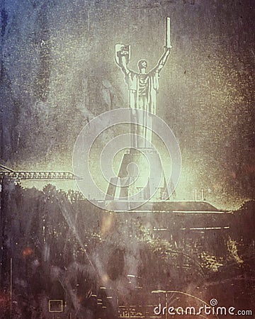 Mother Motherland Monument, Kiev, Ukraine Stock Photo