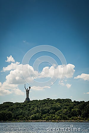 Mother of Motherland monument in Kiev Stock Photo