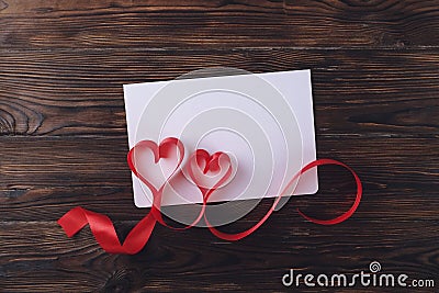 Mother`s Day, Women`s Day, Wedding Day, Happy st Valentines Day, 14th February concept. Vintage love symbols, rustic style. Stock Photo