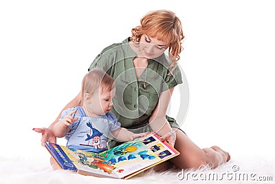 Mother with small baby. Stock Photo