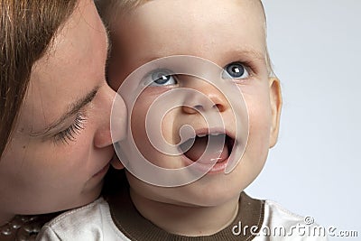 Mother and Son Stock Photo